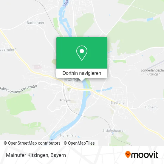 Mainufer Kitzingen Karte
