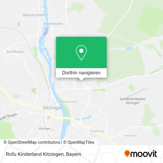 Rofu Kinderland Kitzingen Karte
