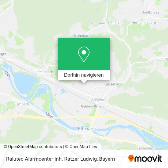 Ralutec-Alarmcenter Inh. Ratzer Ludwig Karte