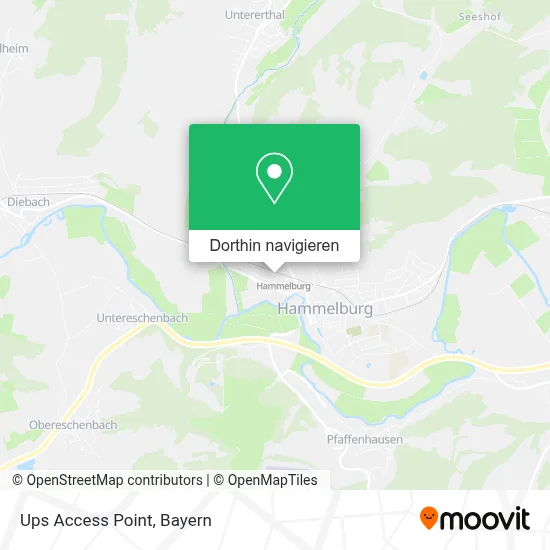 Ups Access Point Karte