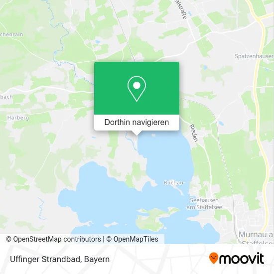 Uffinger Strandbad Karte