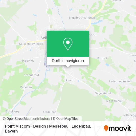 Point Viscom - Design | Messebau | Ladenbau Karte