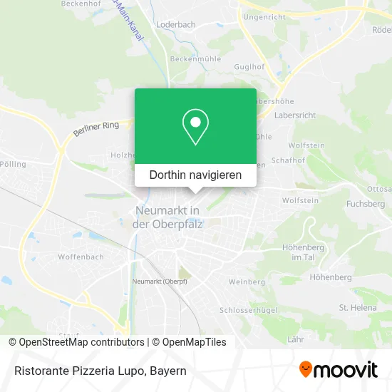 Ristorante Pizzeria Lupo Karte