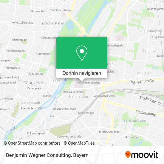 Benjamin Wegner Consulting Karte