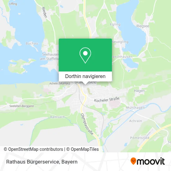 Rathaus Bürgerservice Karte