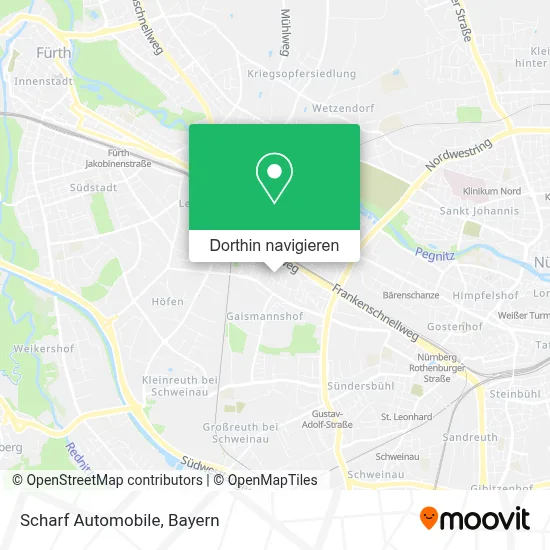 Scharf Automobile Karte