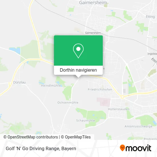 Golf 'N' Go Driving Range Karte