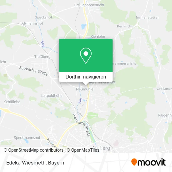 Edeka Wiesmeth Karte