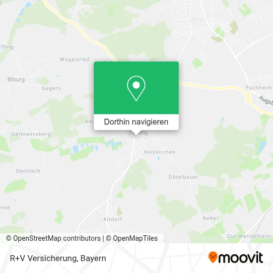 R+V Versicherung Karte