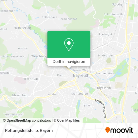 Rettungsleitstelle Karte