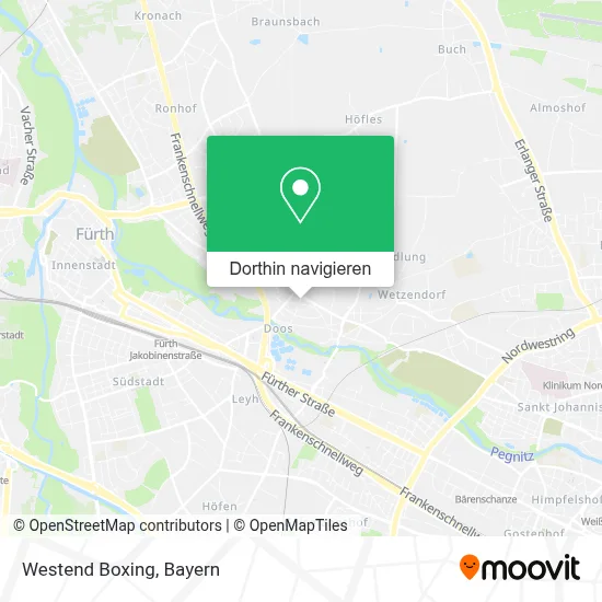 Westend Boxing Karte