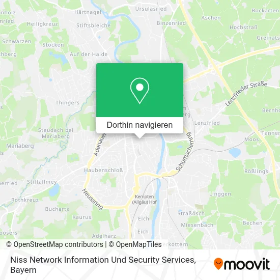 Niss Network Information Und Security Services Karte
