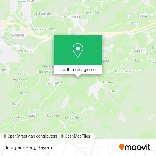 Innig am Berg Karte