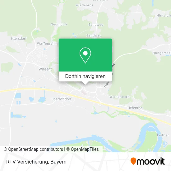 R+V Versicherung Karte