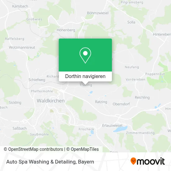 Auto Spa Washing & Detailing Karte