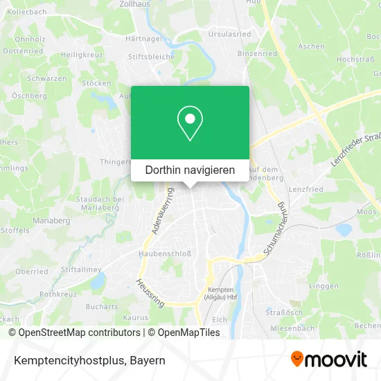 Kemptencityhostplus Karte