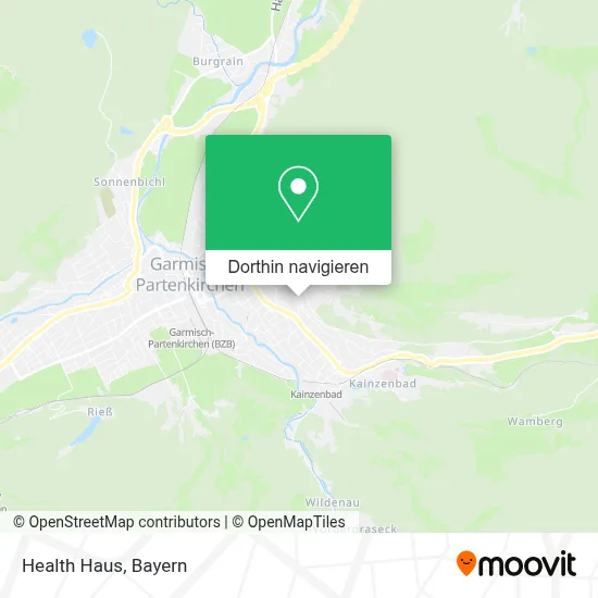 Health Haus Karte