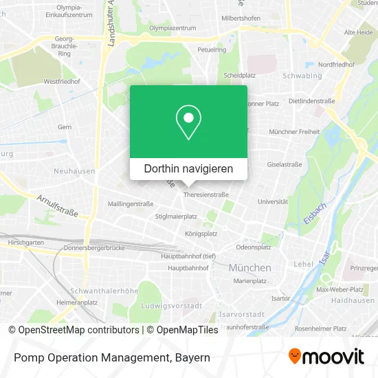 Pomp Operation Management Karte