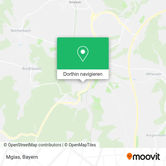 Mglas Karte