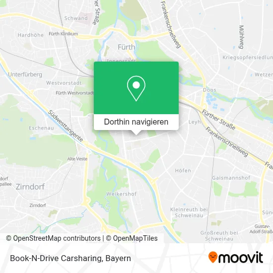 Book-N-Drive Carsharing Karte