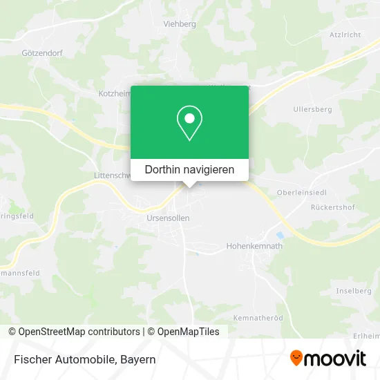 Fischer Automobile Karte