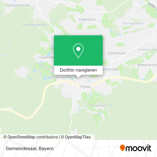 Gemeindesaal Karte