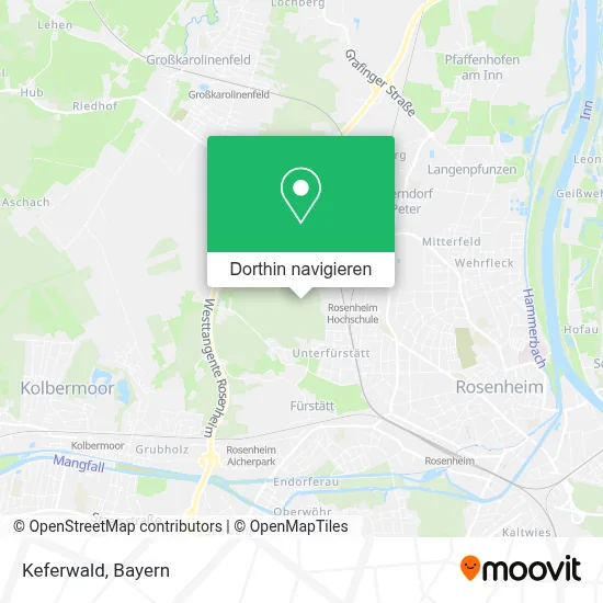Keferwald Karte