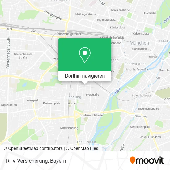 R+V Versicherung Karte