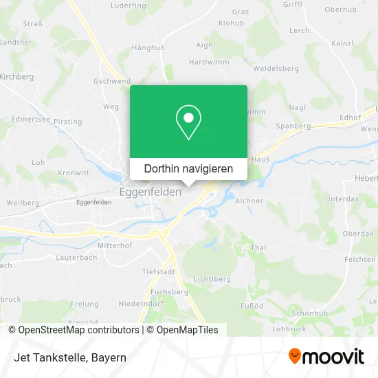 Jet Tankstelle Karte