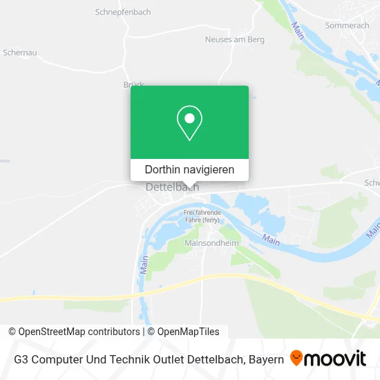 G3 Computer Und Technik Outlet Dettelbach Karte