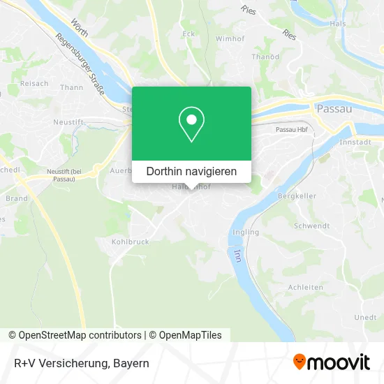 R+V Versicherung Karte