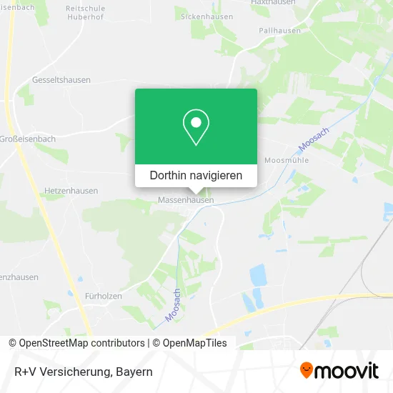 R+V Versicherung Karte