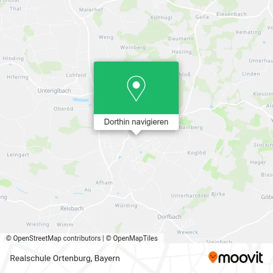 Realschule Ortenburg Karte