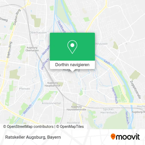 Ratskeller Augsburg Karte