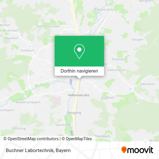 Buchner Labortechnik Karte