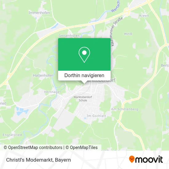 Christl's Modemarkt Karte