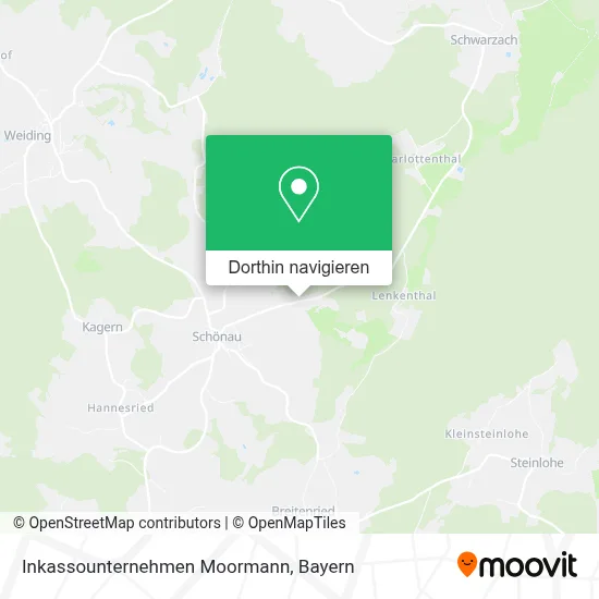 Inkassounternehmen Moormann Karte