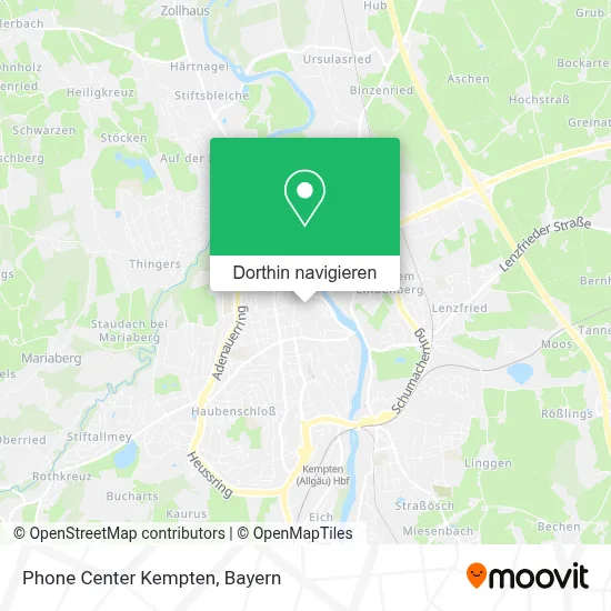 Phone Center Kempten Karte