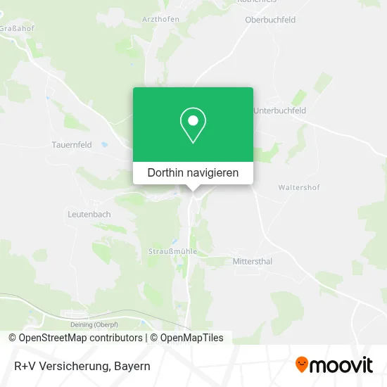 R+V Versicherung Karte
