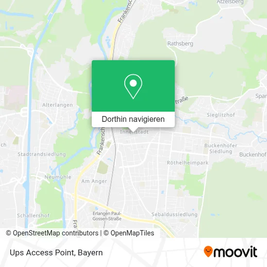 Ups Access Point Karte