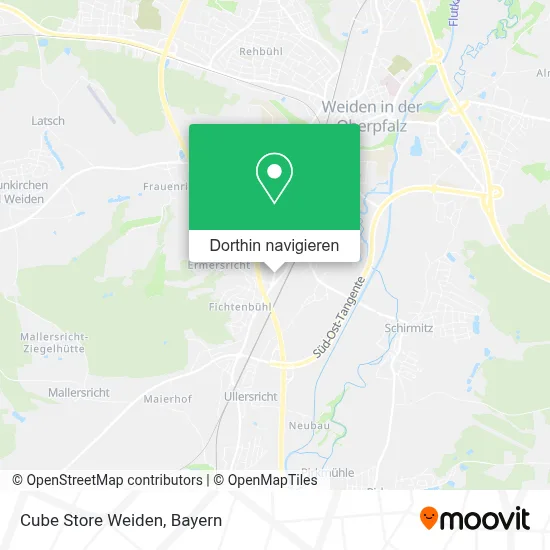 Cube Store Weiden Karte