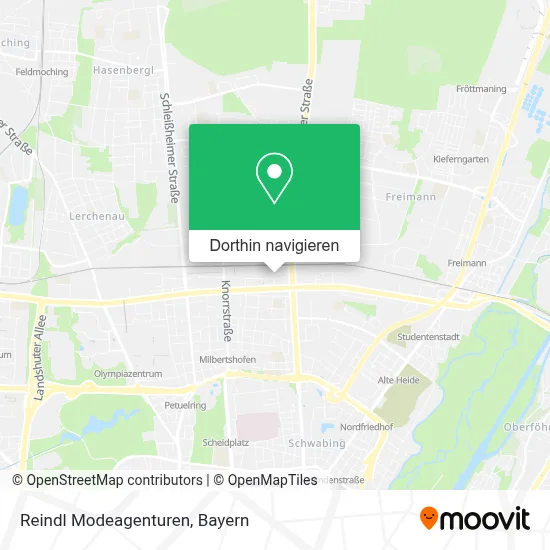 Reindl Modeagenturen Karte