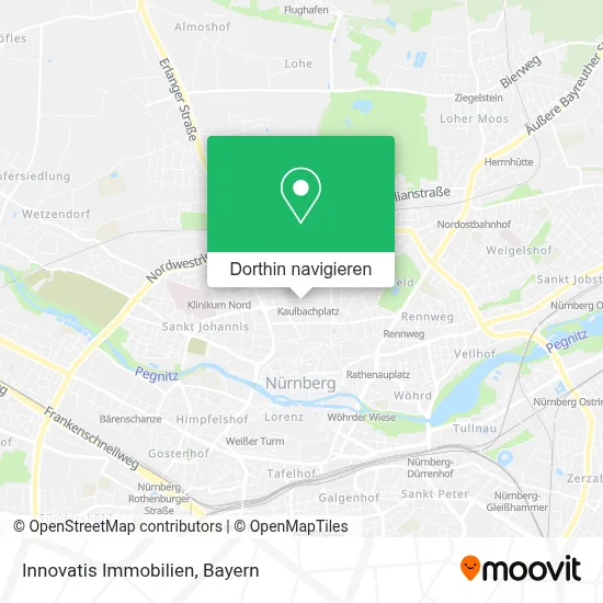 Innovatis Immobilien Karte