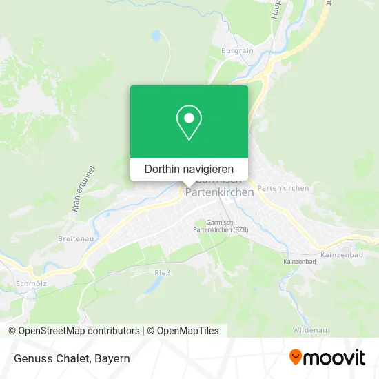 Genuss Chalet Karte