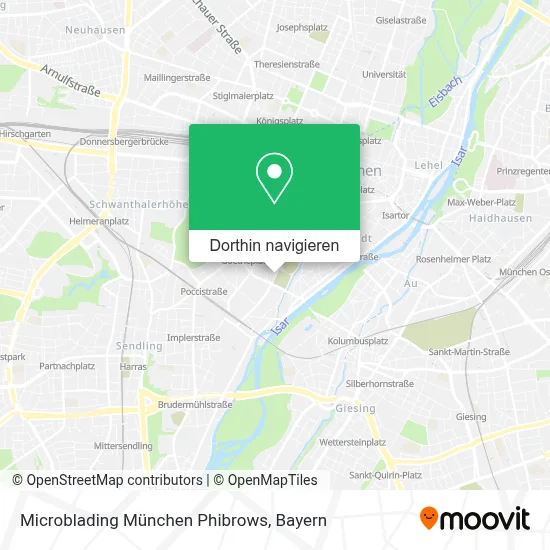 Microblading München Phibrows Karte