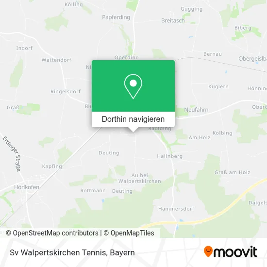 Sv Walpertskirchen Tennis Karte