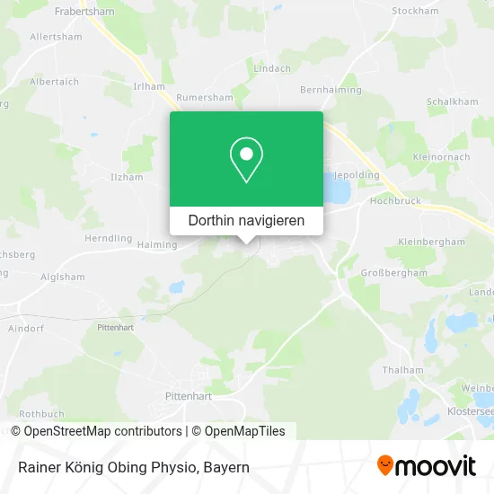 Rainer König Obing Physio Karte