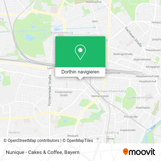 Nunique - Cakes & Coffee Karte