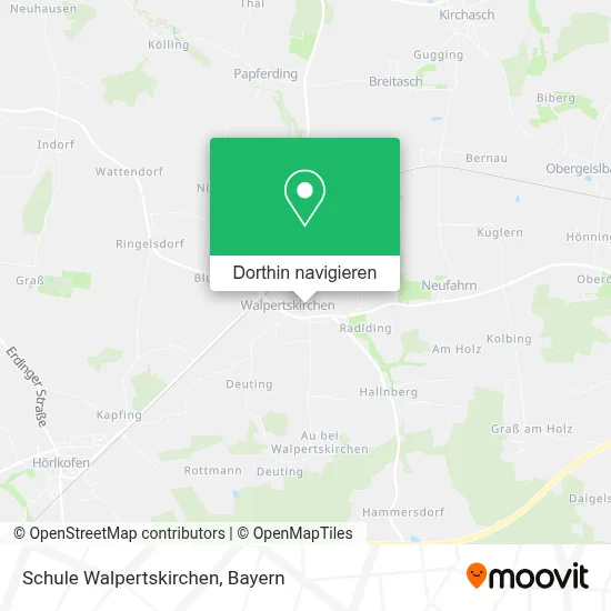 Schule Walpertskirchen Karte