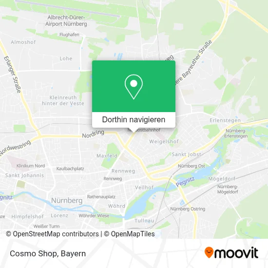 Cosmo Shop Karte